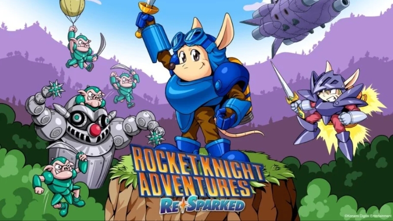 Veja como está ficando Rocket Knight Adventures: Re-Sparked Collection