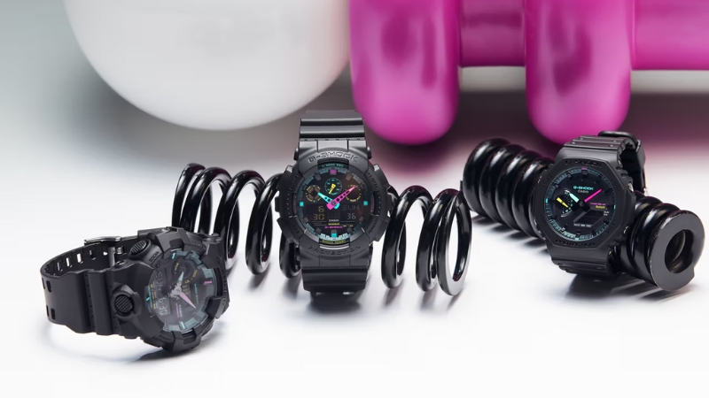 Os novos relógios analógico-digitais da G-Shock trazem elementos fluorescentes