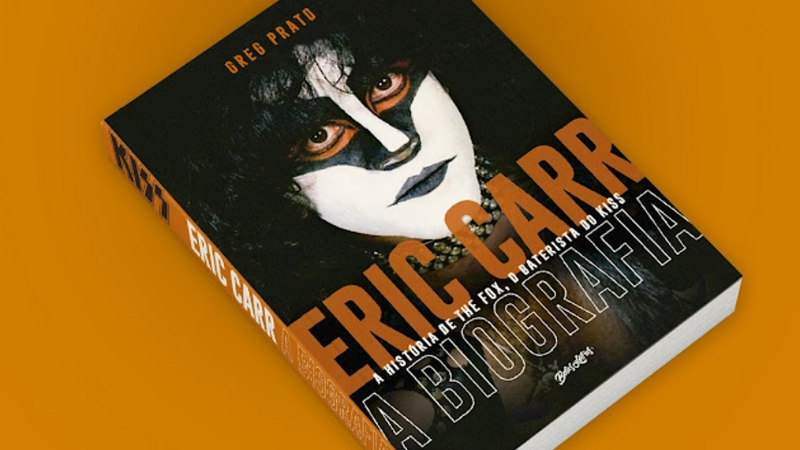 Eric Carr, baterista do Kiss nos anos 80, terá sua biografia lançada no Brasil