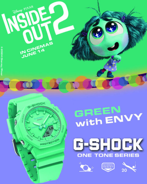 Divertida Mente 2 leva suas emoções para o pulso, com os novos G-Shock inspirados na animação