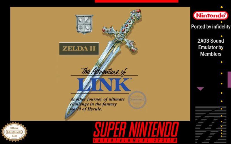 Zelda II também ganhou um port para o Super Nintendo, com melhorias interessantes