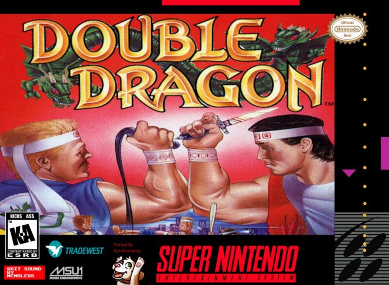 Double Dragon é mais um game de NES que ganhou um Port para Super NES feita por fãs