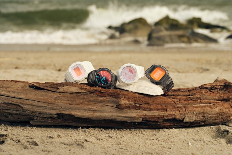 G-Shock apresenta a coleção Beach Time Lapse, pronta para o verão (do hemisfério norte)