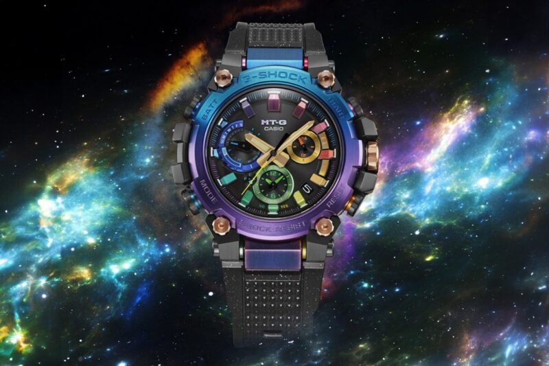 O MRGB2100B-1A é o novo G-Shock inspirado nas nebulosas