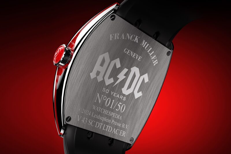 Franck Muller apresenta relógio especial para comemorar o 50º aniversário do AC/DC