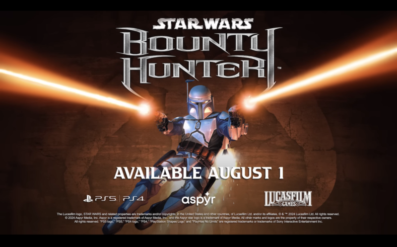 Star Wars: Bounty Hunter será relançado para as plataformas atuais em agosto