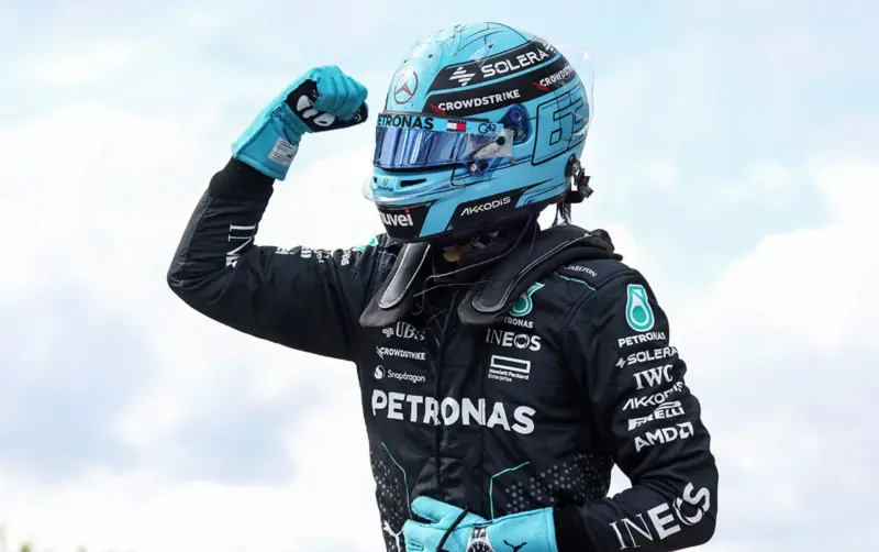 Fórmula 1 - Russell garante a pole no Canadá, ao fazer o mesmo tempo de volta de  Verstappen