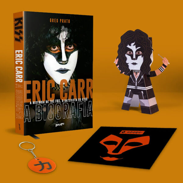 Eric Carr, baterista do Kiss nos anos 80, terá sua biografia lançada no Brasil
