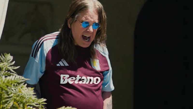 Ozzy e Geezer Butler são as estrelas do anúncio da nova camisa do Aston Villa