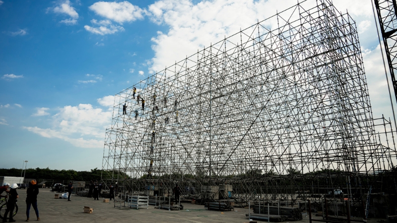 Rock in Rio começa as obras dos palcos Mundo e Sunset na Cidade do Rock