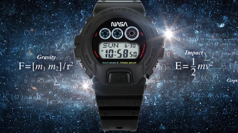 G-Shock anuncia novo relógio feito em parceria com a NASA