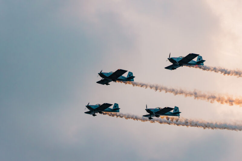 Rock in Rio 2024 - Esquadrilha Céu faz apresentação especial no evento, levando o "balé dos aviões" para o céu do evento