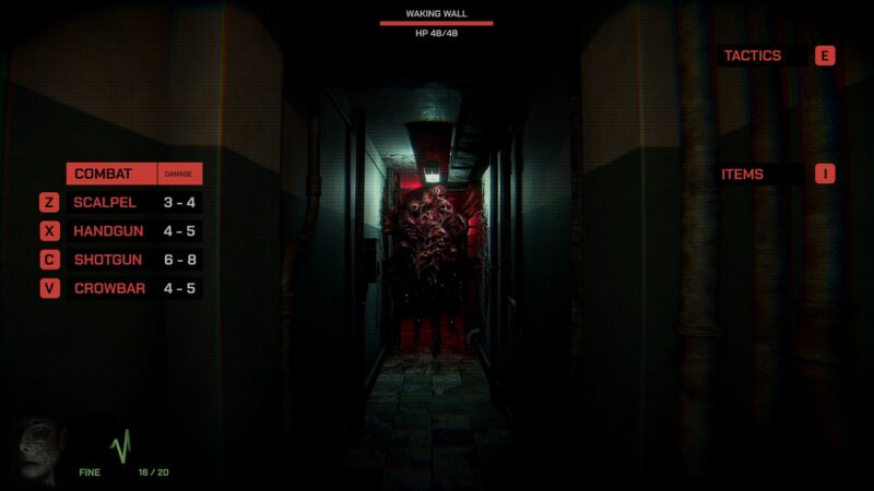 Lurks Within Walls é uma mistura de RPG Dungeon-Crawling e Survival Horror com muito potencial