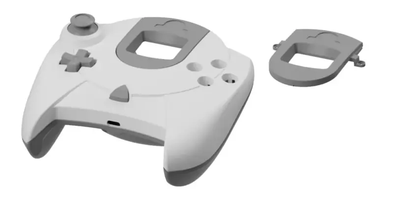 O Dreamcast vai ganhar um novo controle com porta USB-C, analógico revisado e mais