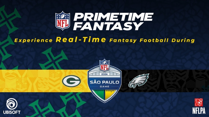 Ubisoft anuncia beta aberto do game NFL Primetime Fantasy para celebrar o jogo em São Paulo entre Eagles e Packers