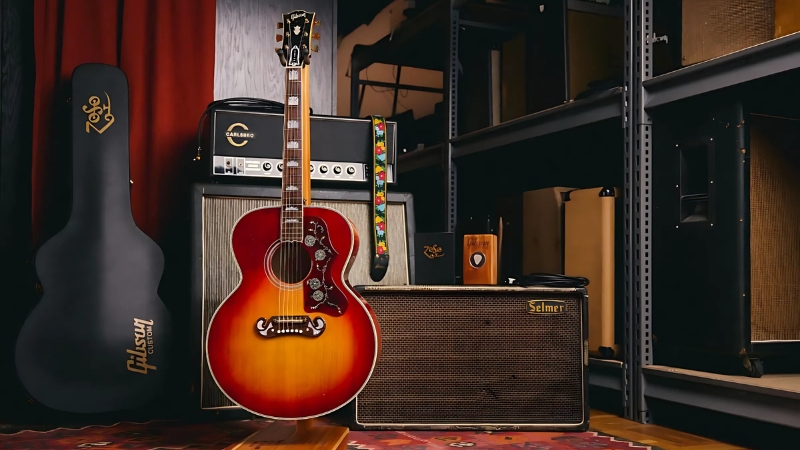 Gibson lança duas 1964 SJ-200 em parceria com Jimmy Page, do Led Zeppelin