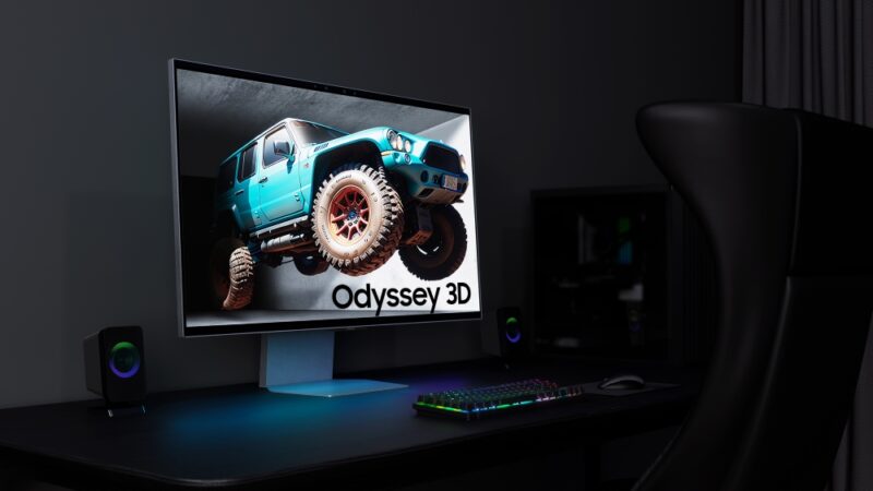 BGS 2024 - Samsung apresenta seu conceito de monitor 3D que dispensa óculos para jogar