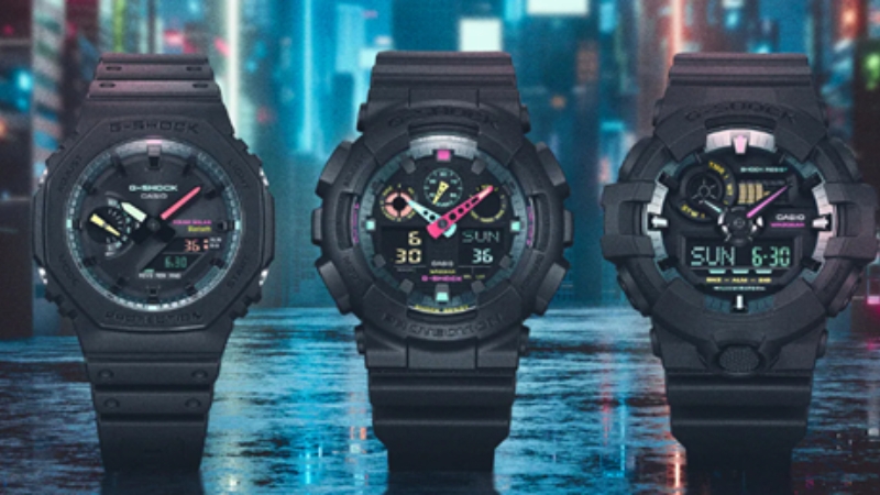 G-Shock visita o cyberpunk para trazer novos relógios com design futurista