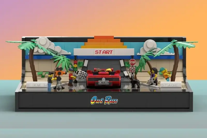 OutRun ganha uma homenagem especial em forma de blocos de LEGO