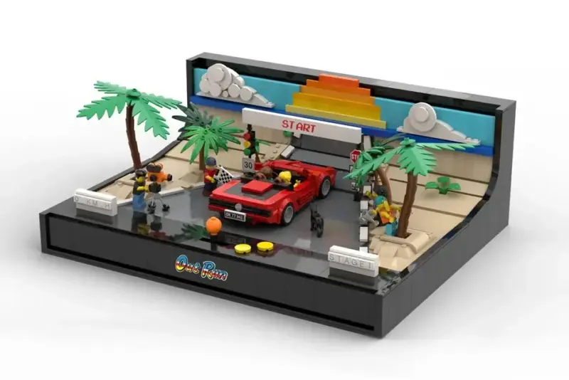 OutRun ganha uma homenagem especial em forma de blocos de LEGO