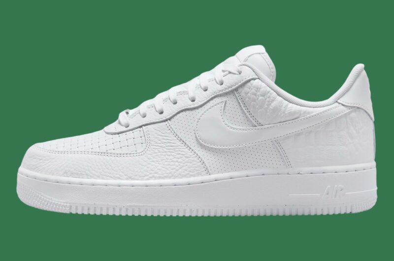 Nike apresenta seu novo Air Force 1 Low para 2025: todo branco, mas com estampas mistas