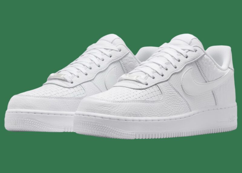 Nike apresenta seu novo Air Force 1 Low para 2025: todo branco, mas com estampas mistas