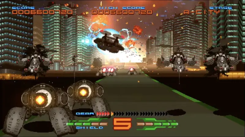 Taito e M2 trouxeram as primeiras imagens de Night Strike Gear, sequencia de um game de 1989