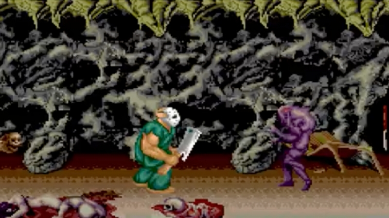 36 anos depois, Splatterhouse ganha um port de fã para o Mega Drive