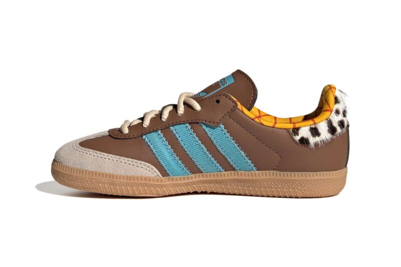 Adidas e Pixar lançam um novo Samba, inspirado em Toy Story com o estilo cowboy de Woody