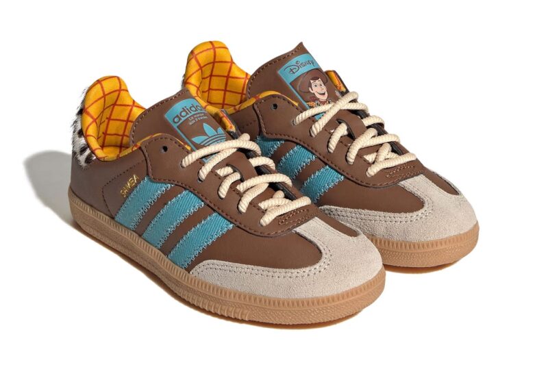 Adidas e Pixar lançam um novo Samba, inspirado em Toy Story com o estilo cowboy de Woody