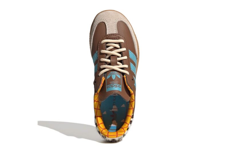 Adidas e Pixar lançam um novo Samba, inspirado em Toy Story com o estilo cowboy de Woody