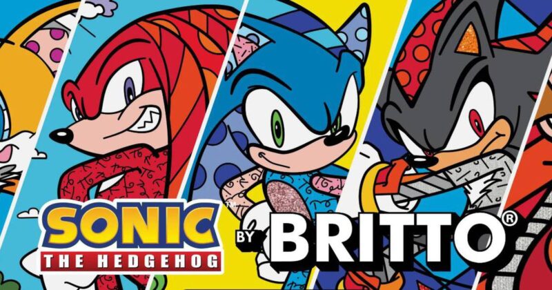 Sega faz parceria com Romero Britto e lança coleção exclusiva do Sonic!