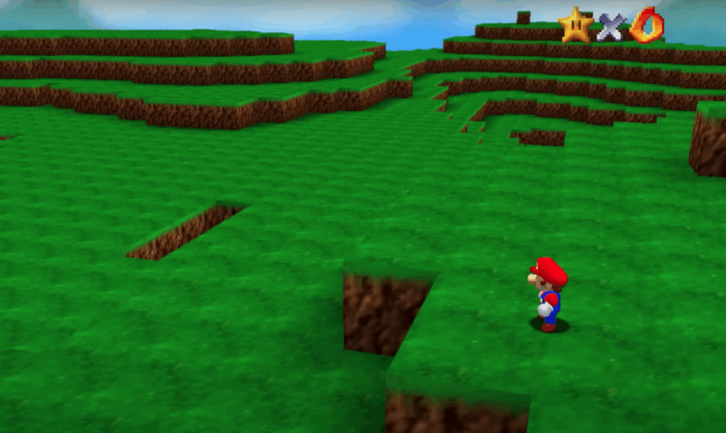Um modder está recriando Minecraft dentro de Super Mario 64, jogável até no hardware real