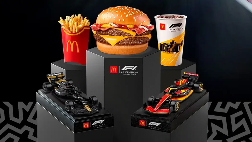 McDonald’s lança duas miniaturas da F1 no Brasil para promover o filme