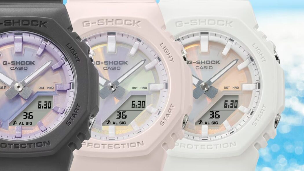 Casio lança série G-Shock GMA-P2100PC com design compacto e visual inspirado no verão