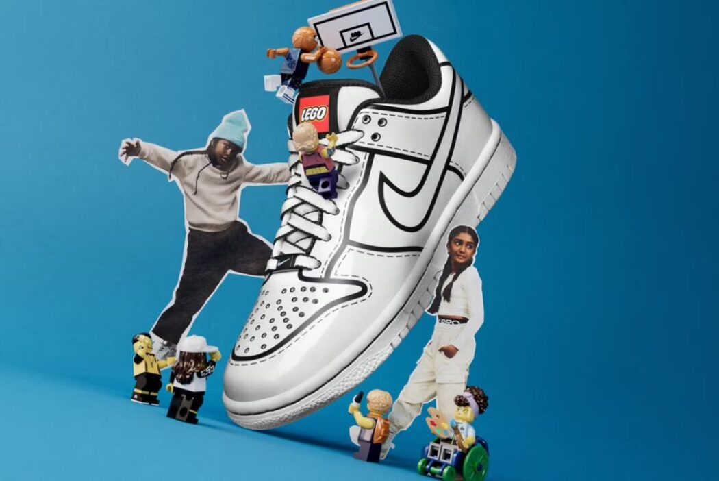 Nike e LEGO lançam colaboração exclusiva com o Dunk Low infantil em setembro