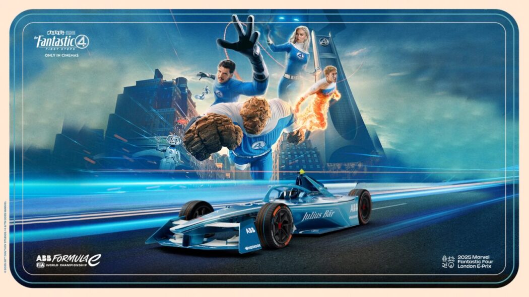 Quarteto Fantástico chega na Fórmula E com uma parceria no E-Prix de Londres