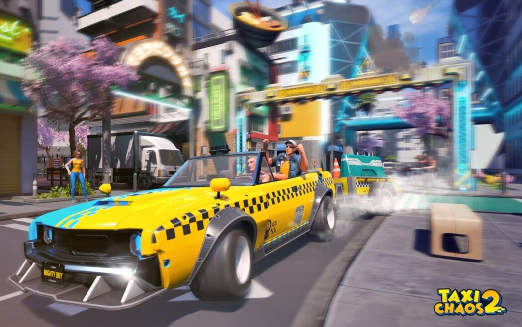 Taxi Chaos 2: Novo jogo de corrida arcade chega em 2025 com ação nas ruas de San Valeda