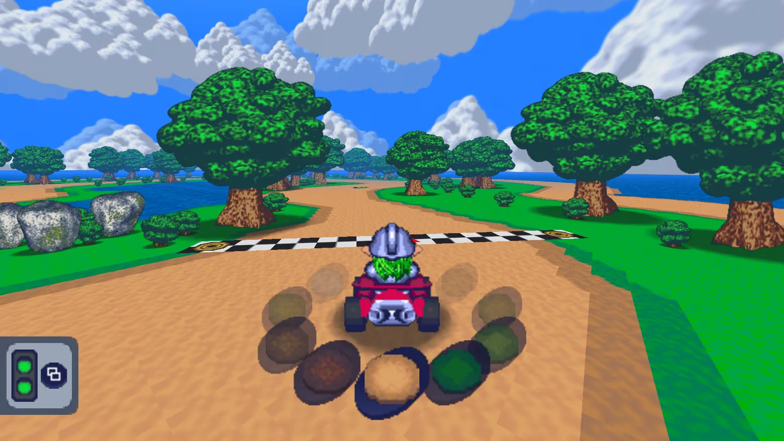 Construa pistas de corrida enquanto corre em Mythic Kart Maker!