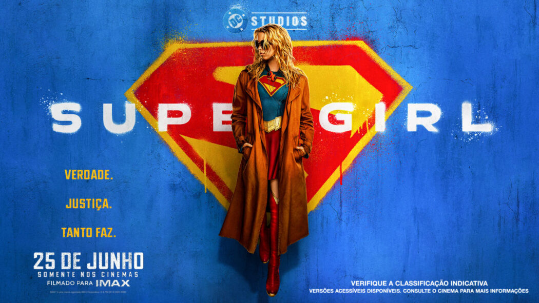 Warner Bros. revela primeiro trailer e pôster oficial de Supergirl com Milly Alcock e Jason Momoa