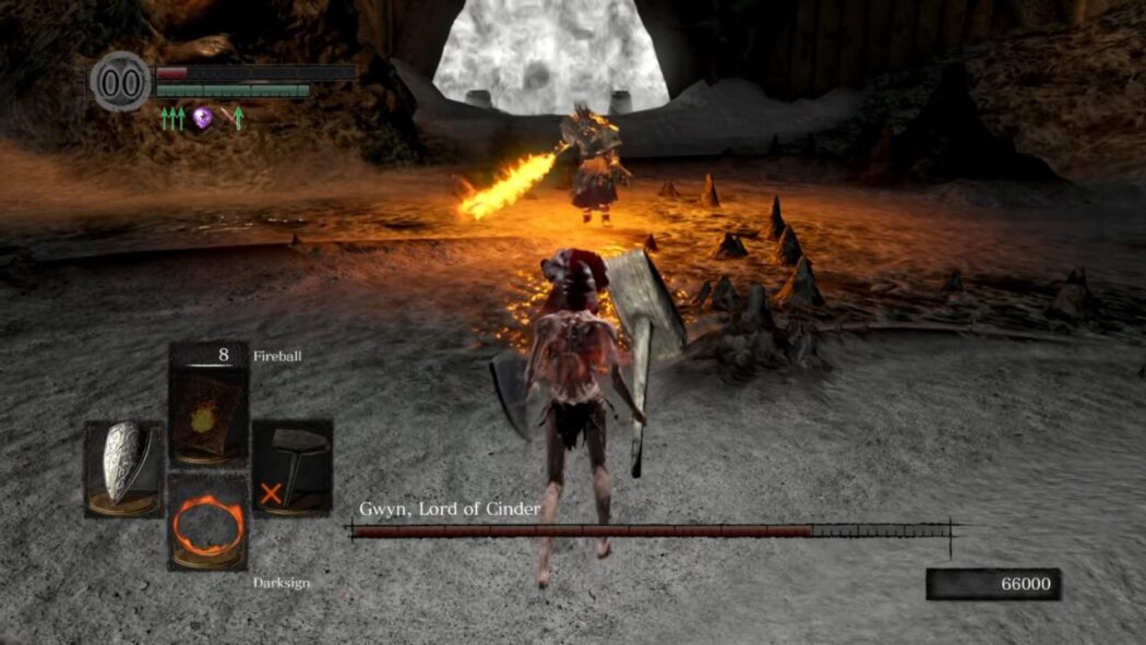 Um jogador terminou Dark Souls no nível 1, sem tomar dano, sem usar rolagem e sem usar armas de longo alcance