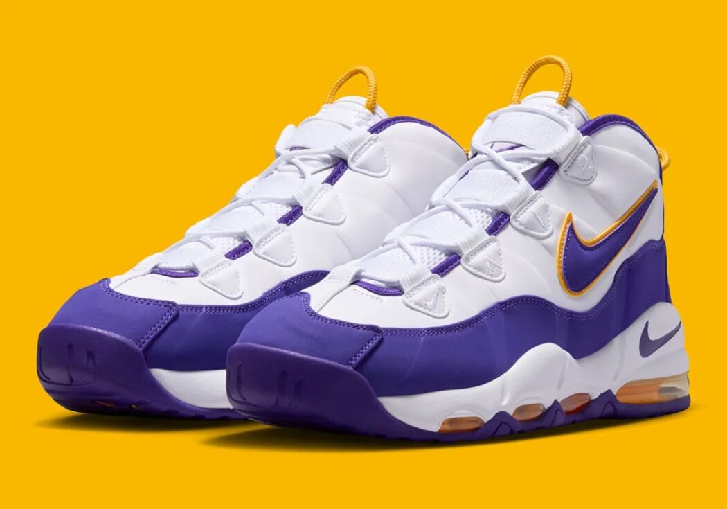 O Nike Air Max Uptempo ganhou uma nova versão com as cores dos Los Angeles Lakers