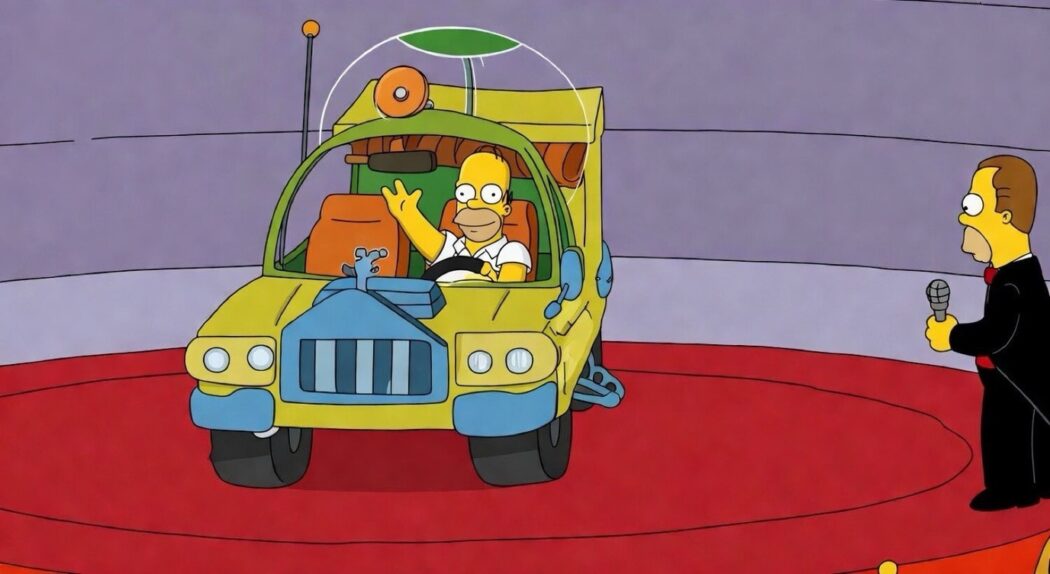 Homer, o carro feito por Homer Simpson que mandou seu irmão direto para a sarjeta