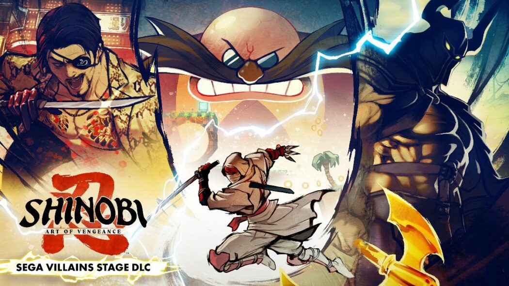 DLC SEGA Villains Stage chega em abril para SHINOBI: Art of Vengeance