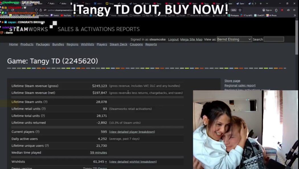 Desenvolvedor solo de Tangy TD se emociona ao arrecadar US$ 250 mil na primeira semana de vendas do game