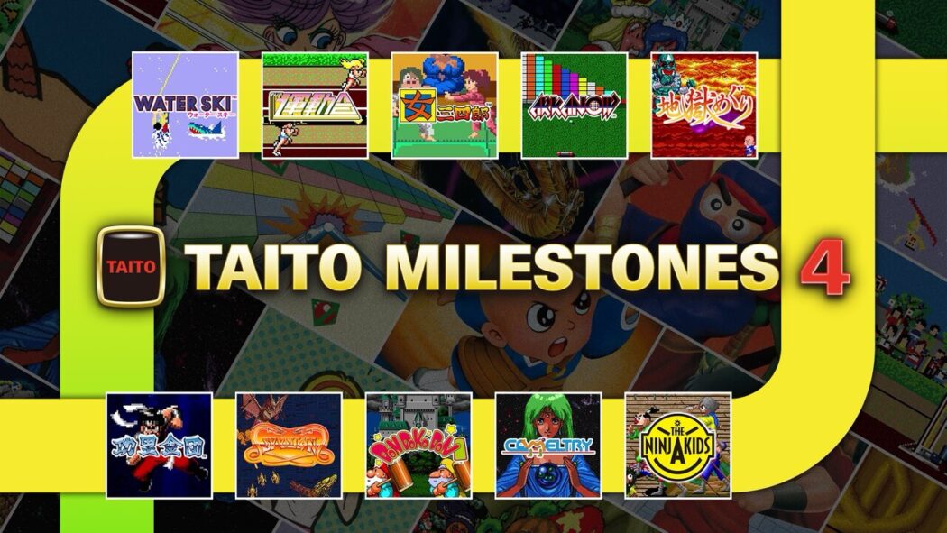 TAITO Milestones 4 chega hoje ao Nintendo Switch com 10 jogos clássicos de arcade dos anos 80 e início dos 90