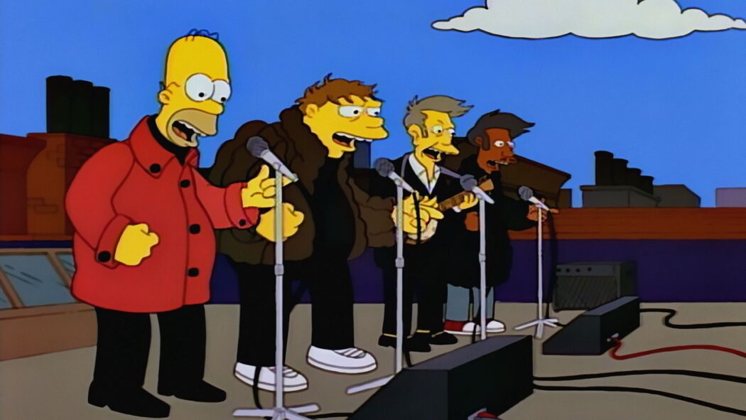 Os Bem Afinados: o quarteto de Homer Simpson que parodia a trajetória dos Beatles