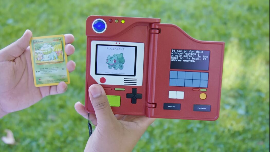 Modder cria um Pokedéx real com impressão 3D e Raspberry Pi, que identifica dados de Pokémons por imagens