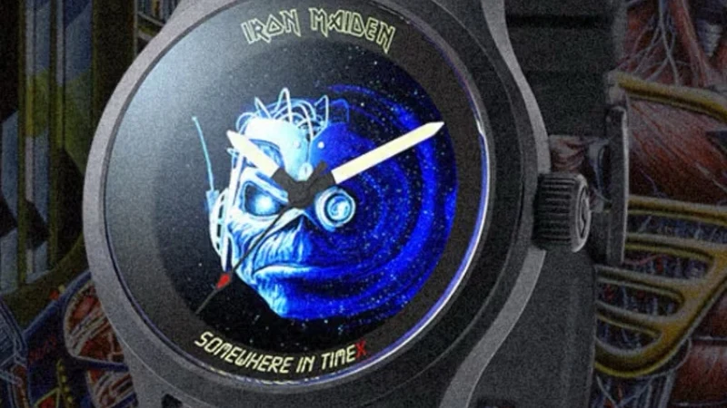 Relógio Timex Iron Maiden 1986 Tribute traz o Cyborg Eddie em novo collab inspirado em Somewhere in Time