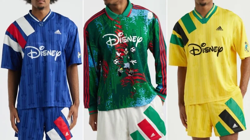 Brain Dead, Disney e adidas lançam coleção de futebol com chuteira Predator e camisas retrô